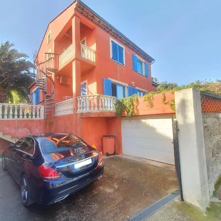 빌라 Face Mer Cap D'antibes,plages A Pied,wifi,parking, 앙티브